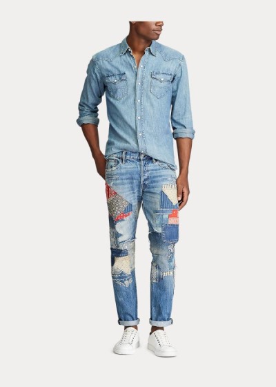 Men's Polo Ralph Lauren Limited-Edition Repaired Jeans | 478109KVD